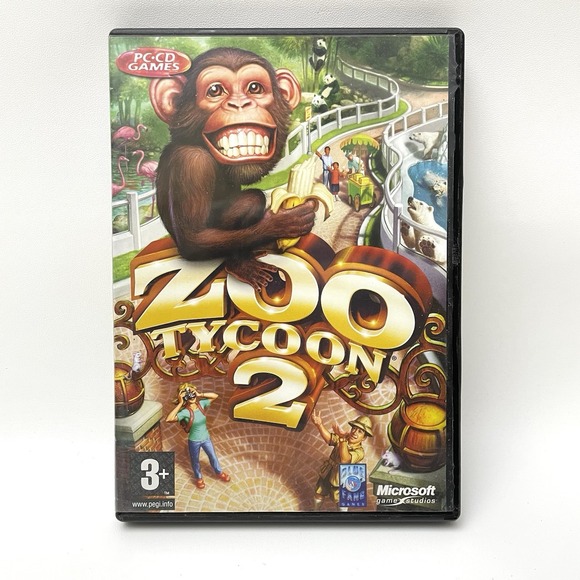 Zoo Tycoon 2 (PC, 2004) Complete Windows Computer Game Microsoft With Insert - Picture 1 of 5